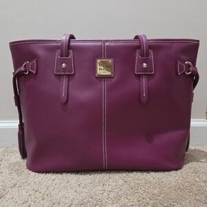 Dooney & Bourke Pebble Grain Large Tote In Magenta - NWOT